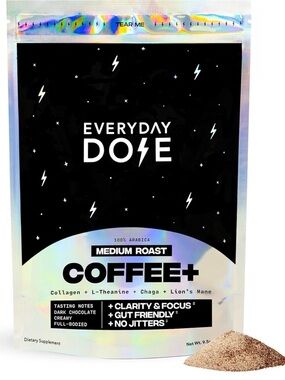 Coffee+ Medium Roast - Black Holographic Bag